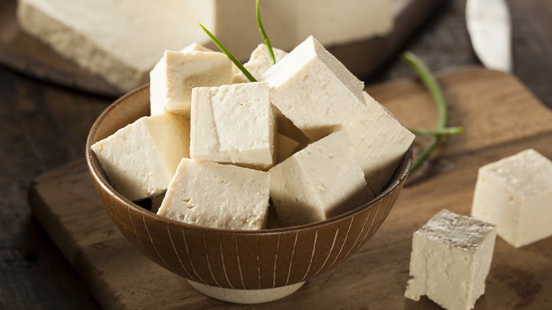 An image of tofu in a bowl