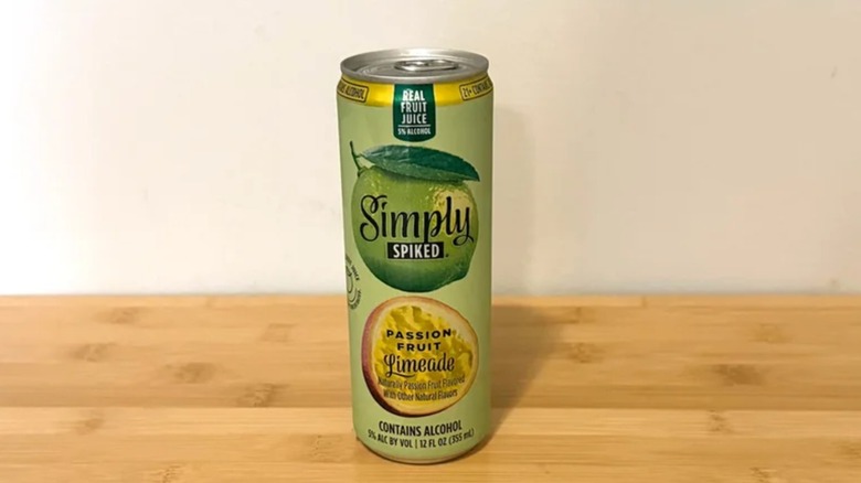 Simply Spiked Passion Fruit Limeade canned cocktail