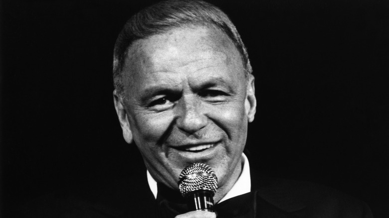 Frank Sinatra smiling in photo