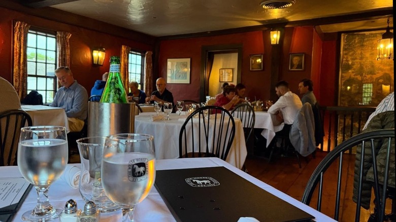 Interior of the White Horse Tavern, Newport Rhode Island