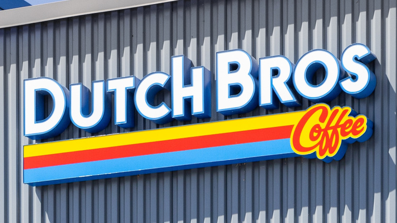 Dutch Bros logo on exterior