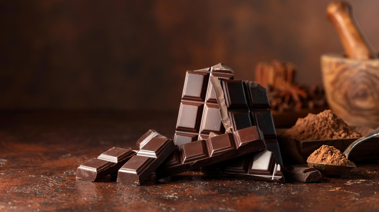 dark chocolate bar