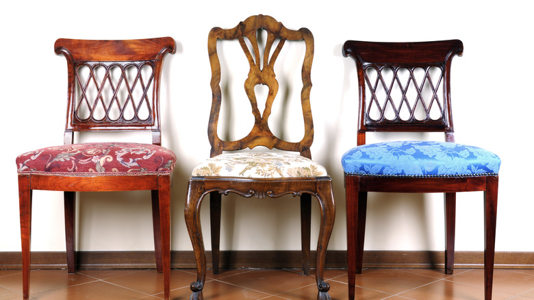Vintage retro dining chairs